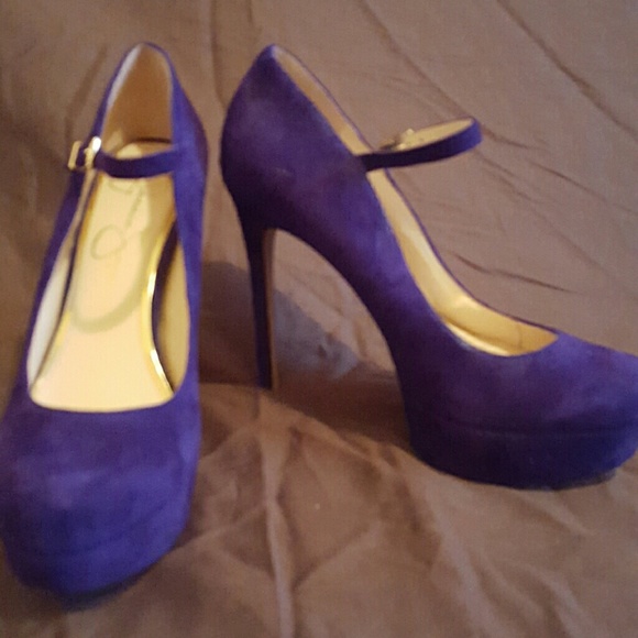 Jessica Simpson Purple Pumps - Picture 4 of 4