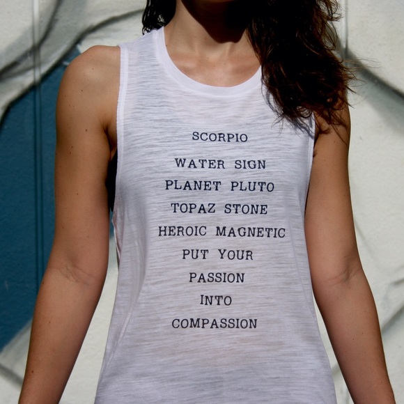 SCORPIO ZODIAC MUSCLE TEE