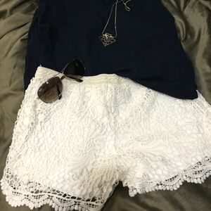 Lace shorts!!