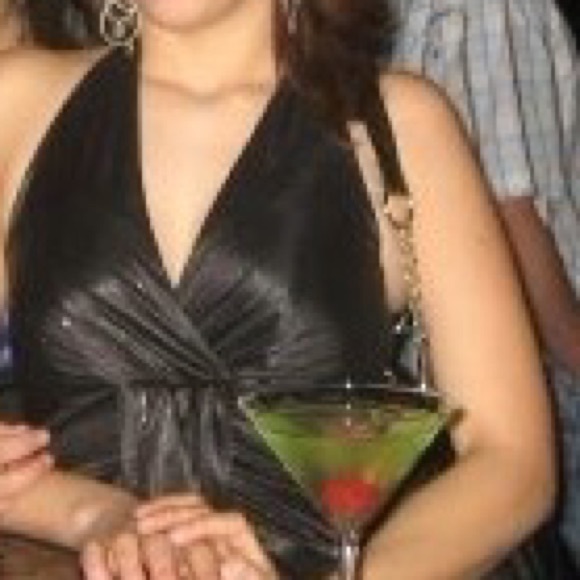 little black halter dress - Picture 3 of 4