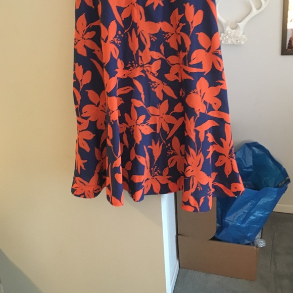 J. Crew Dresses - Orange and blue jcrew floral dress J. Crew Dresses - Orange and blue jcrew floral dress