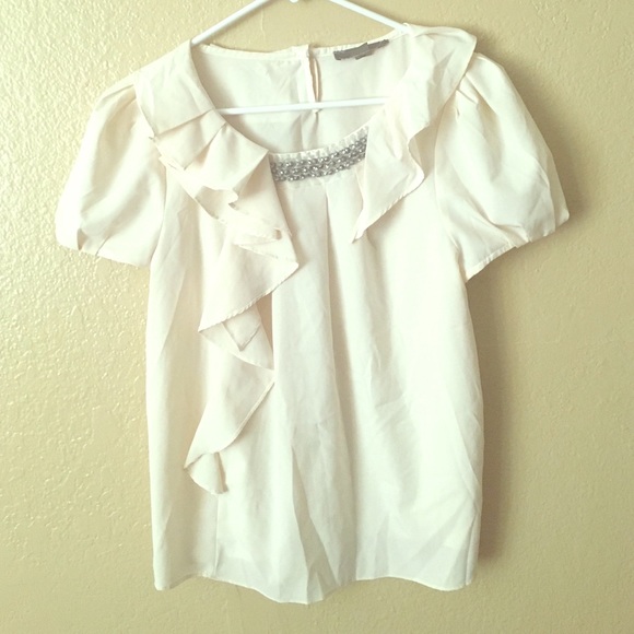 Gorgeous cream blouse!