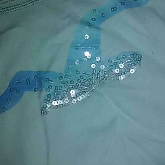 Long Sleeve Low Shoulder CropTop Hollister Shirt - Picture 1 of 4