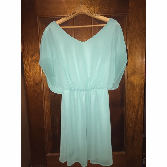 Turquoise dress