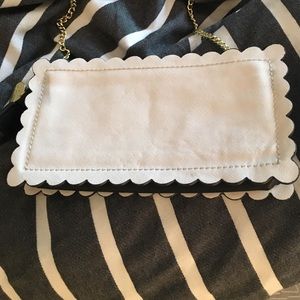 Betsey Johnson Bags - Black and white scallop bag with bow Betsey Johnson Bags - Black and white scallop bag with bow