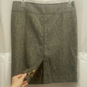 Express Gray Pencil Skirt
