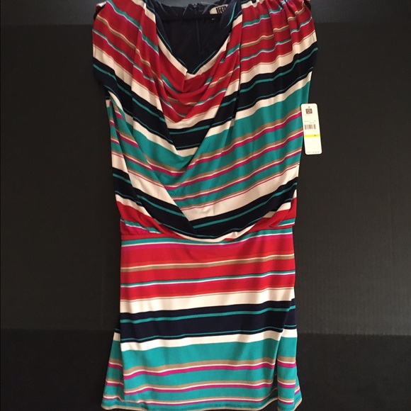 Multi colored mini dress