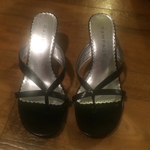 LIKE NEW Rampage Heeled Sandals- Size 7