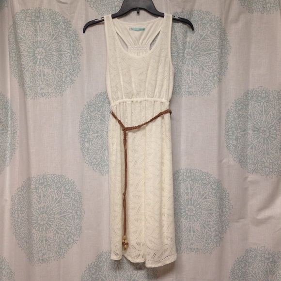 Off-White Lace Dress