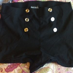 High waisted sailor shorts High waisted sailor shorts