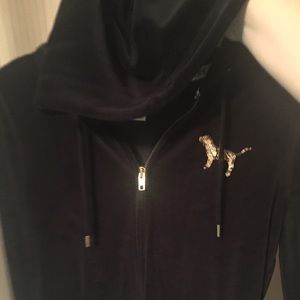 NWOT XS Victoria's Secret VELOUR HOODIE
