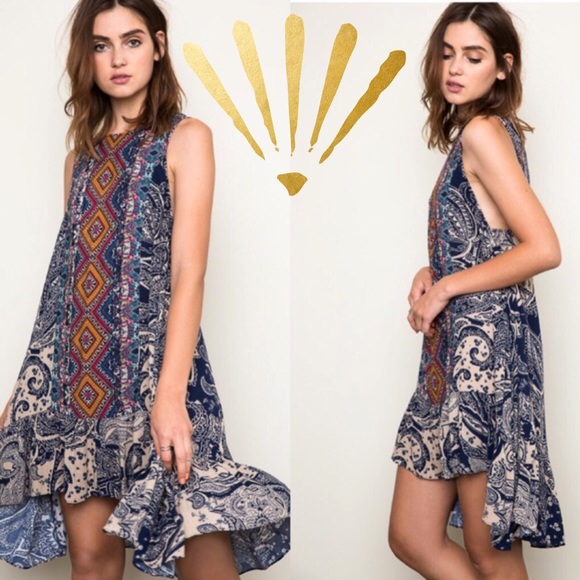 🏝 Tribal Tank Dress - Picture 2 of 3