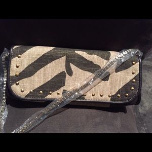 Ann Taylor Loft animal print baguette