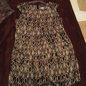 Cap sleeve shift dress