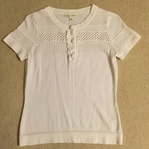 White banana republic shirt size medium