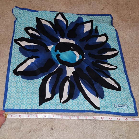 AUTHENTIC COACH SILK SCARF