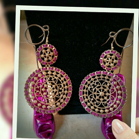 New Gold Tone Boho Earrings