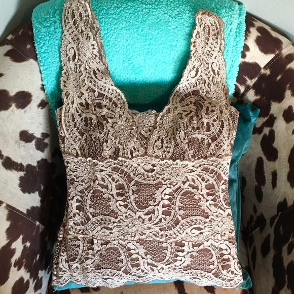 Kay Celine lace tank