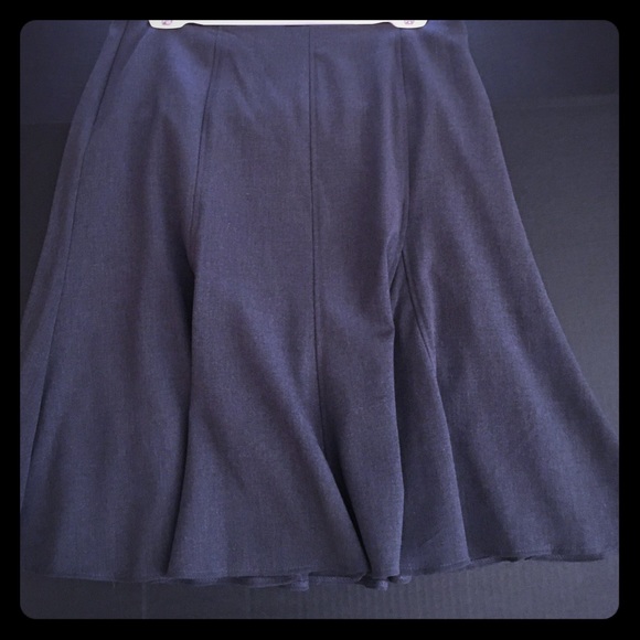 Grey swing skirt