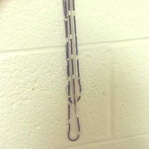 Blue and silver necklace