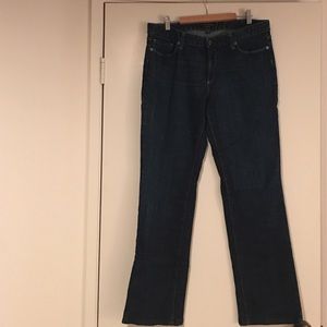 Banana Republic straight-leg dark-wash jeans
