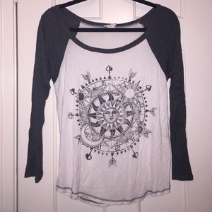 LA Hearts Graphic Baseball Tee