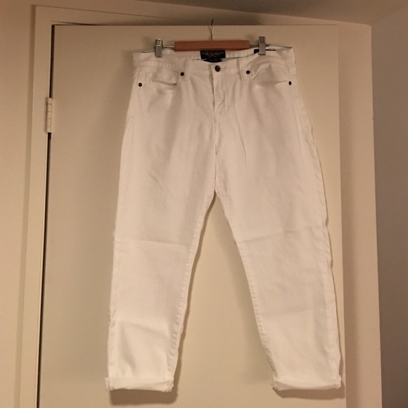 Lucky Brand - Sofia Capri - white denim.