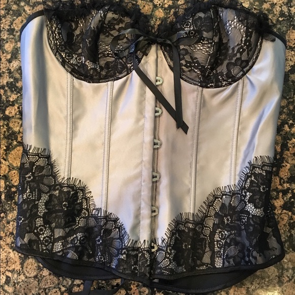 Corset - gray and black