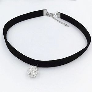 Black Velvet Choker Necklace.