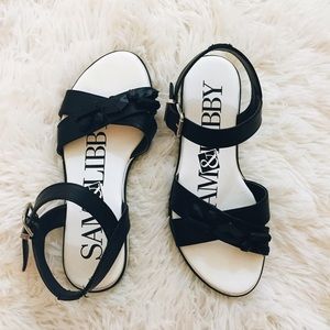 Black & White Chunky Sandals