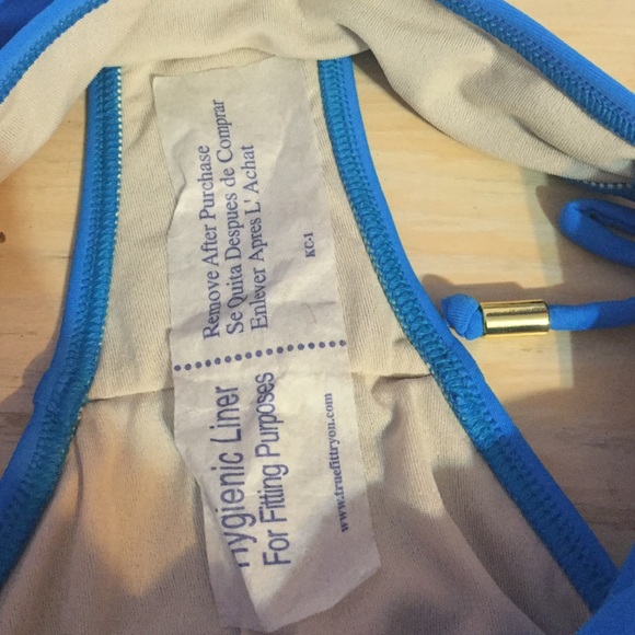 Express Blue Bikini Bottoms - Picture 4 of 4