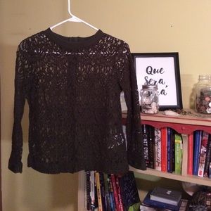 Banana Republic lace top, small