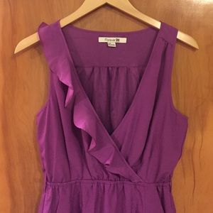 Forever 21 💜 Purple Ruffle Dress