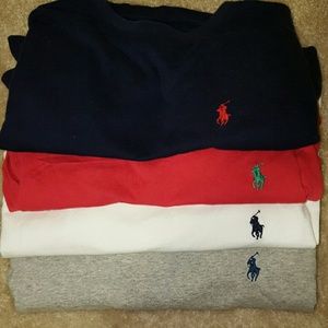 4 POLO T SHIRTS BUNDLE (all small)