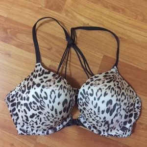 Victoria Secret Animal Print Miraculous Bra