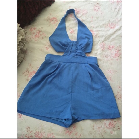 Blue 💙 Bebe Romper