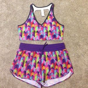 Fabletics Shorts and Sports Bra
