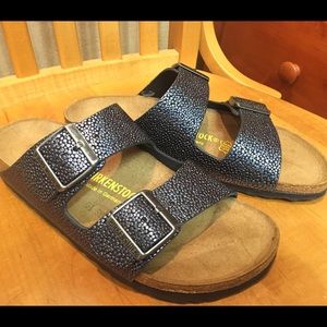 RARE! Birkenstock Arizona-Asphalt Pebbles 38