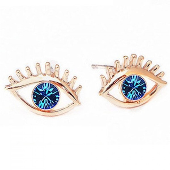 Boutique Jewelry - 🔴✨New✨Dainty Crystal Eye Stud Earrings