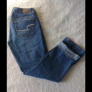 American Eagle Jean Capris
