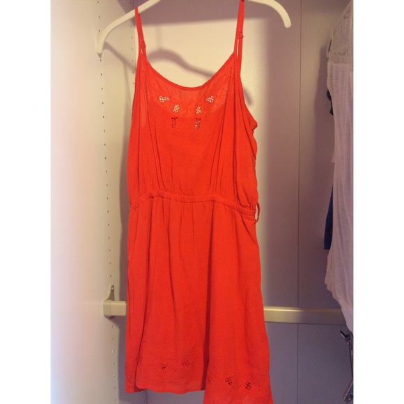 Orange sundress