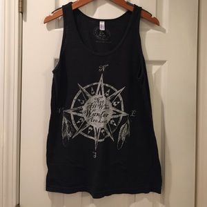 jawbreaking Not All Who Wander Are Lost Tank Top