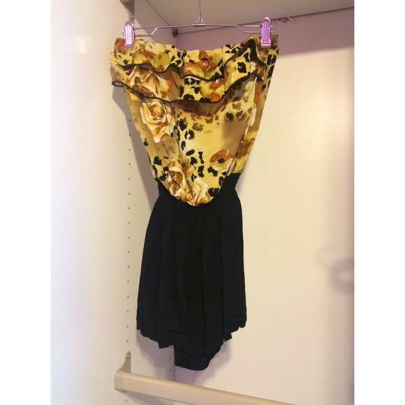 Cheetah print romper