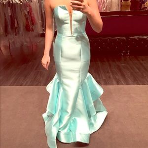 Jovani Strapless Prom Dress