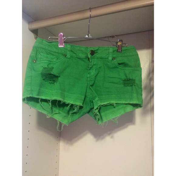 Green shorts
