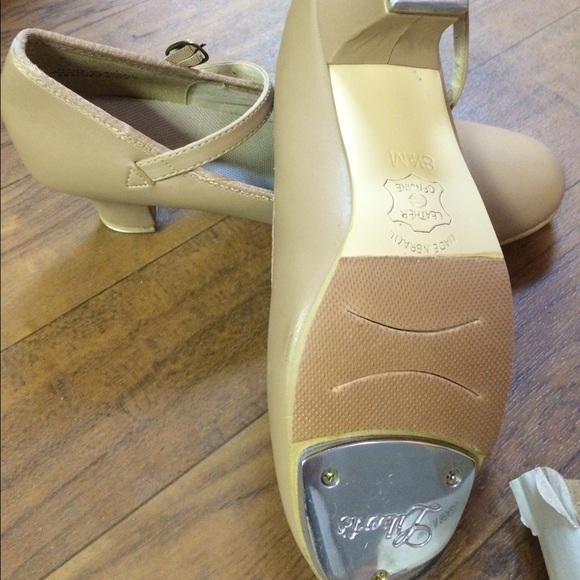 Libert's heeled tan tap shoes