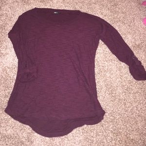 Maroon shirt half sleeve