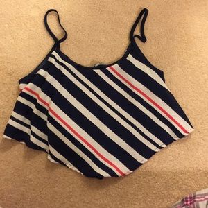 Striped Crop Top