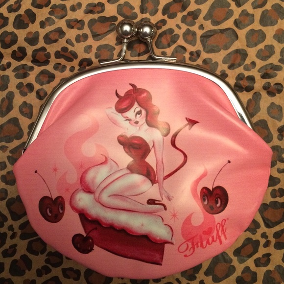 Fluff Hot Cherry Pie Coin Purse