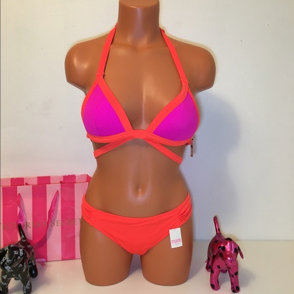PINK Victoria's Secret Other - 🚫SOLD🚫NEW S PINK VS SWIMSUIT WRAP TOP SWIM